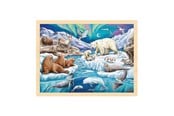 Puzzle - Goki Wooden Jigsaw Puzzle Polar Night 96pcs. - 57328