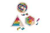Puzzle - Goki Wooden Brainteaser Puzzle per piece Drewniany - 57359