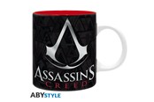 Drobiazgi - ABYstyle - ASSASSIN'S CREED Mug Crest black & red - Kubek - ABYMUGA204