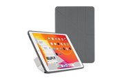 Tablet - pokrowce i etui - Pipetto iPad 10.2" 2019/2020 Origami case with TPU back - Grey - P052-50-7