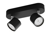 Lampy - Philips STAR bar/tube black 2x4.5W SELV Dim - 929003205201