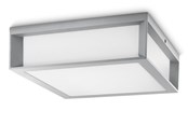 Lampy - Philips Skies wall lantern grey 2x42W 230V - 915002148103