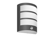 Lampy - Philips Python outdoor wall lamp with sensor 6W 2700K anthracite - 929003188001