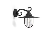 Lampy - Philips Pasture wall lantern black 1x60W 230V - 915005308801