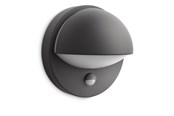 Lampy - Philips June wall lantern anthracite 1x42W 230V IR (sensor - 915002146003