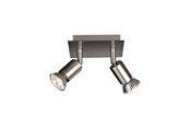 Lampy - Philips CARREA plate/spiral nickel 2x50W 230V - 915000868502
