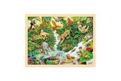 Puzzle - Goki Wooden Jigsaw Puzzle In the Jungle 96pcs. Drewniany - 57329