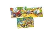Puzzle - Goki Wooden Jigsaw Puzzle Vehicles Set of 3 Drewniany - 57380