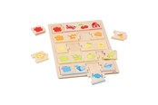 Puzzle - Goki My First Color Jigsaw Puzzle 20 pcs. Drewniany - 57343