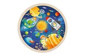 Puzzle - Goki Wooden Jigsaw Puzzle Around Space Travel 57pcs. Drewniany - 57365