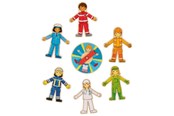 Puzzle - Goki Wooden Puzzle Game Professions 38 pcs. Drewniany - 56784
