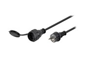 Kabel zasilajacy (wewnetrzny) - Pro goobay - power cable - Zasilanie CEE 7/4 - 25 m - Czarny - 4040849448416