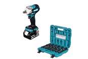 Wiertarka i srubokret elektryczny - Makita DTW300TJX7 Cordless Impact Wrench Set - DTW300TJX7