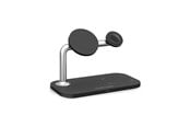 Telefon - Adapter i Ladowarka - Mobile Origin 3in1 Wireless Magnetic Charger MO1 - black - FRL-WCH-31-BLK