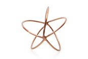 Dekoracje - Kikkerland - Copper Flower Frog - CD683