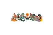 Interaktywne zabawki (Arduino itp.) - Small Foot - Wooden Building Blocks Dino 50pcs. - 12621
