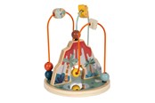 Zabawki dla niemowlat - Small Foot - Wooden Motor Skills Spiral Volcano and Dino - 12617