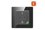 Inteligentny dom - Avatto Smart WiFi Wall Socket N-WOT10-EU-B TUYA (black) - N-WOT10-EU-B