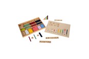 Interaktywne zabawki (Arduino itp.) - Small Foot - Wooden Learning Box with Counting Rods and Counting Blocks Set - 12559