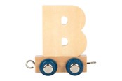 Pokój dziecięcy - Small Foot - Wooden Letter Train Polar - B - 12572