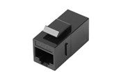 Kabel sieciowy - Lanberg keystone coupler - black - Czarny - KSU5-3000