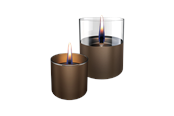 Dekoracje - Tenderflame Lilly 8/10 Giftset Chocolate Glass - TF-600341