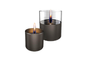 Dekoracje - Tenderflame Lilly 8/10 Giftset Gun Metal Glass - TF-600340
