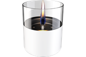 Dekoracje - Tenderflame Lilly 10 White Glass - TF-200004
