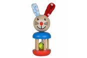 Zabawki dla niemowlat - Eichhorn Baby Wooden Rattle Rabbit - 100017013