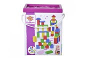 Zabawki dla niemowląt - Eichhorn Wooden Blocks Colored 50pcs. - 100050161