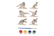 Kreatywne gry - Artist & Co Dino Paint Set Wood 6 pcs. - 110680190
