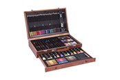 Kreatywne gry - Artist & Co Painting and Drawing Set in Wooden Case 112 pcs. - 114200020
