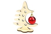 Klocki konstrukcyjne - Beleduc Wooden Craft Christmas Tree with Christmas Ball - 123288
