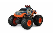Zdalnie sterowane zabawki - Amewi Big Buster Monster Truck 1:18 RTR Orange/Blue - 22483