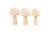 Klocki konstrukcyjne - Creativ Company Wooden Mushroom 3 pcs. - 56935
