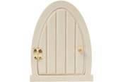 Klocki konstrukcyjne - Creativ Company Wooden Miniature Door with Hinges 13x10cm - 56527