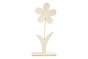 Klocki konstrukcyjne - Creativ Company Wooden Flower with Base 26cm - 57931