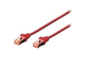 Kabel sieciowy - DIGITUS patch cable - 10 m - red RAL 3020 - 10m - DK-1644-100/R