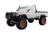 Zdalnie sterowane zabawki - Amewi AMX Rock RCX10B Scale Crawler Pick-Up 1:10 RTR White - 22432