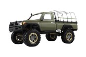 Zdalnie sterowane zabawki - Amewi AMX Rock RCX10PS Scale Crawler Pick-Up RTR Military Green - 22461