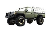 Zdalnie sterowane zabawki - Amewi AMX Rock RCX8PS Scale Crawler Pick-Up1:8 RTR Military Green - 22475