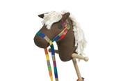 Lalka, mis i akcesoria - Goki Wooden Hobby Horse Brown - RA 200