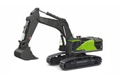 Zdalnie sterowane zabawki - Amewi Crawler Excavator ACV730 V3 1:14 RTR Grey/Green - 22516