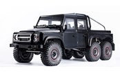 Zdalnie sterowane zabawki - Amewi AMXRock RCX10.3P Scale Crawler 6x6 Pick-Up 1:10 ARTR Black - 22559