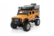 Zdalnie sterowane zabawki - Amewi D90X28 Metal Scale Crawler 4WD 1:28 RTR Yellow - 22567