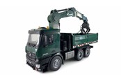 Zdalnie sterowane zabawki - Amewi Mercedes-Benz Arocs Licensed Crane Lorry with Tipper RTR green - 22568