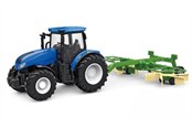 Zdalnie sterowane zabawki - Amewi RC Tractor with Rotary Swather 1:24 RTR - 22599