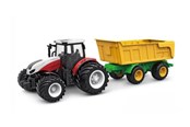 Zdalnie sterowane zabawki - Amewi RC Tractor with Tipping Trailer 1:24 RTR - 22600