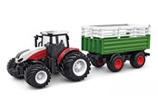 Zdalnie sterowane zabawki - Amewi RC Tractor with Livestock Trailer 1:24 RTR - 22601
