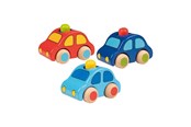Zabawki dla niemowlat - Goki Wooden Vehicle with Horn - 55011